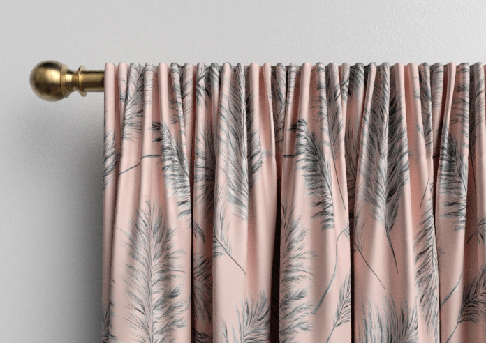 Pampas Grass, Sorbet - Made to Measure Curtain - Image 9